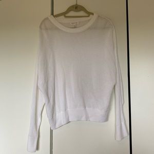 White long sleeve sweater